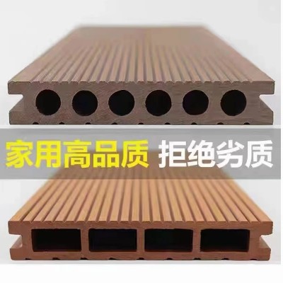 塑木地板户外露台室外院子地面改造阳台铺装塑胶共挤防腐木板木塑图5