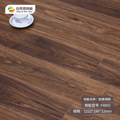 多层实木地板家装工程耐磨12mm家用地暖新三层复合木地板厂家批发图2