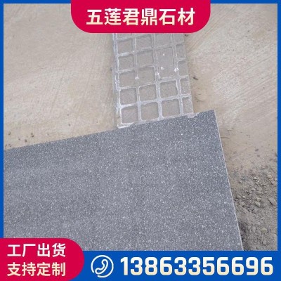 芝麻黑花岗岩火烧板 30.300.600大理石地铺砖 庭院广场人行道地铺图4