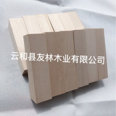 厂家直销椴木方10*2.5*2.5cm DIY椴木雕刻椴木条 实木椴木块 批发图3