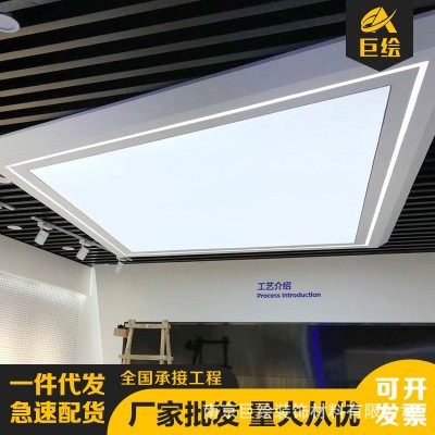 厂家直销UV软膜天花吊顶透光膜灯膜LED高亮窗帘店A级防火膜工程图2