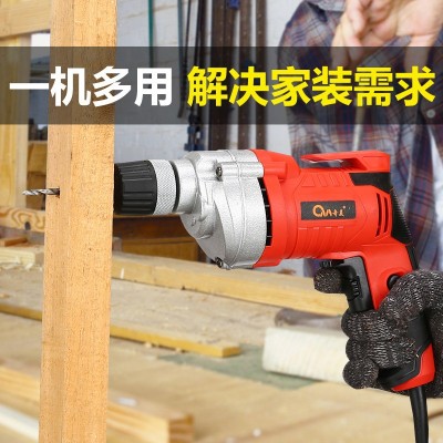 奇美电钻家用多功能大功率电转电动工具螺丝刀220V手枪钻手钻图3