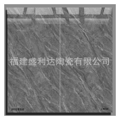 浙江 上海 800x800工程砖现代灰色简约大理石客厅餐厅卧室地板砖图4