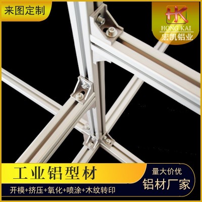 厂家直售工业铝型材 4040欧标流水线框架工业铝型材 铝合金机架图4