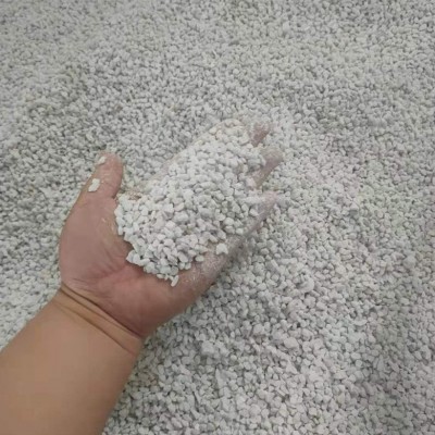 厂家供应 白色小石子 白色米石 白云石子 3～5mm 5～8mm水磨石子图2