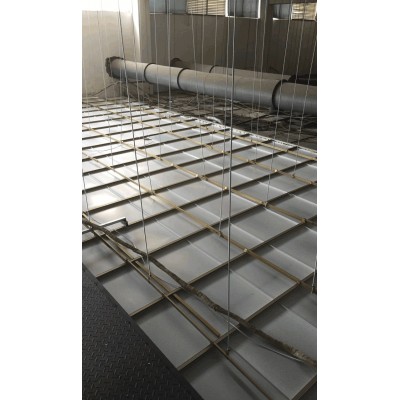 600X600集成吊顶工程铝天花60*60冲孔铝扣板办公室铝合金天花板工图2