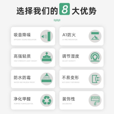 高晶防火板源头工厂 吊顶天花石膏板无机复合硅钙板硅晶板藻钙板图2