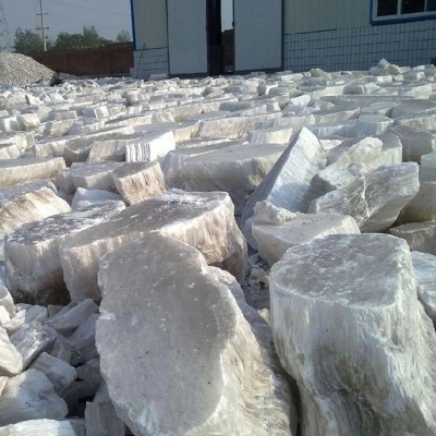 石膏原矿厂家 建筑石膏块 GRG专用高强石膏粉 工艺石膏块图4