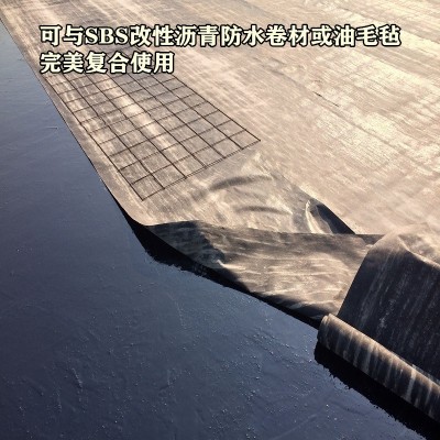 非固化橡胶沥青防水涂料 卷材粘接剂 液体卷材 屋顶外 墙裂缝修复图4
