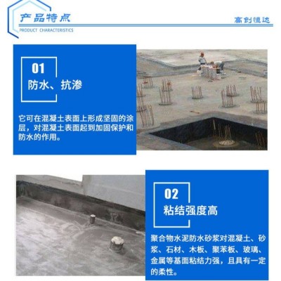 聚合物防水砂浆外墙建筑修补抗裂防水砂浆聚合物防水防腐砂浆图3