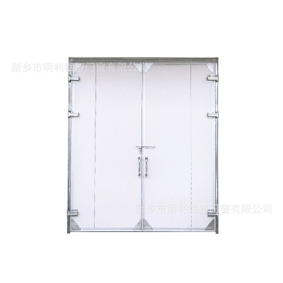 厂家制作铝合金工业平开门厂房大门消防通道门仓库门 简约工业门图5