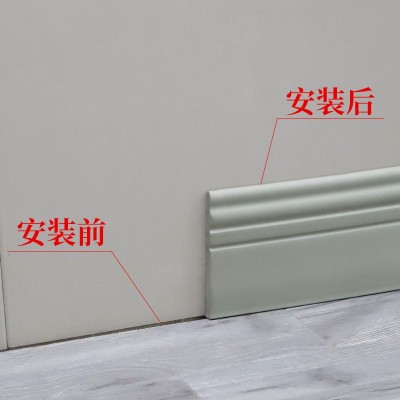 家用自粘踢脚线8/12/15CM墙角装饰线条客厅地角线背景墙墙围腰线图4