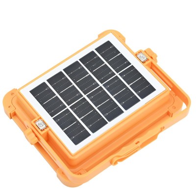 太阳能手提灯充电投光灯户外露营灯便携超亮家用移动应急照明灯图5