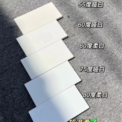 佛山瓷砖天鹅绒柔光超白坯奶白色咖色瓷砖600X1200微水泥瓷砖地砖图5