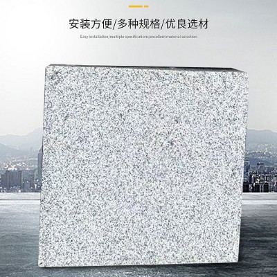 PC仿石砖人行道防滑小区广场芝麻灰黄金麻芝麻黑透水砖混凝土制品图2