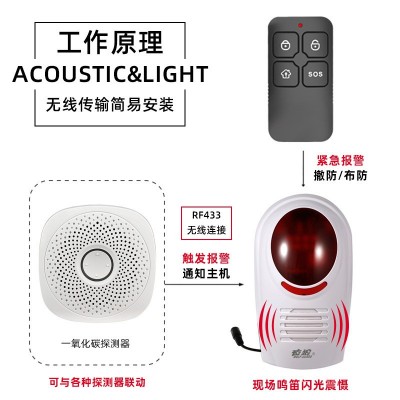 一氧化碳报警器家用室内厨房煤炉中毒检测仪co煤气煤烟泄漏探测器图3