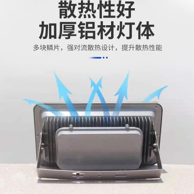 led投光灯户外超亮工程泛光灯大功率工地厂房篮球场防水投射灯图4