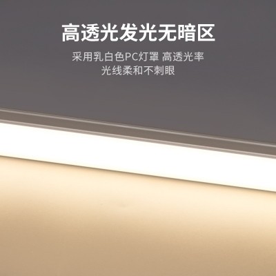 LED手扫感应橱柜灯酒柜衣柜玄关柜人体感应硬灯条厨房明装线条灯图2