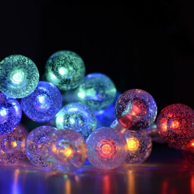 LED彩灯闪灯串灯满天星 小圆球求婚表白酒吧装饰 七彩迷你小夜灯图3