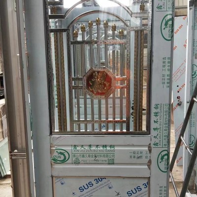 防盗门 201不锈钢304入户大门 双开子母防盗门家用进户门图4