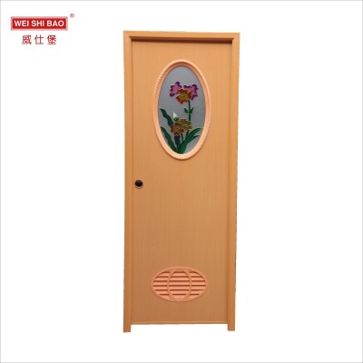 塑钢门UPVC塑料门铝合金门浴室门洗手间门卫生间门PVC门厕所门室图4