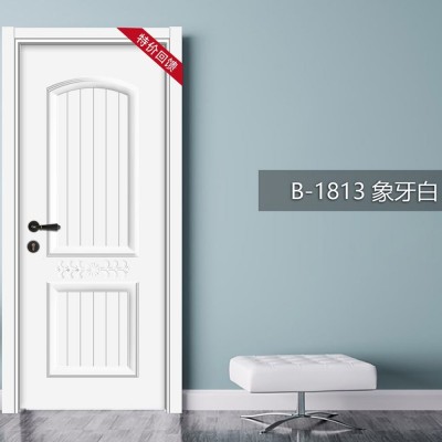 厂家特价直批高档钢木强化卧室门 室内门生态木门房间门木塑门图5