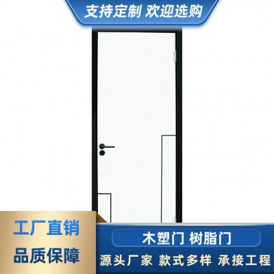 室内门简约门卧室门 免漆门门钢木门复合套装门 烤漆复合树脂大门图3