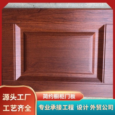厂家现代简约橱柜门板全屋实木衣柜密度板门板酒柜门吸塑门板加工图4