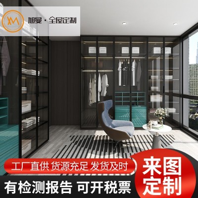工厂全屋衣柜定/制 家居橱柜门衣橱衣帽间 实木欧式家具定 制图4