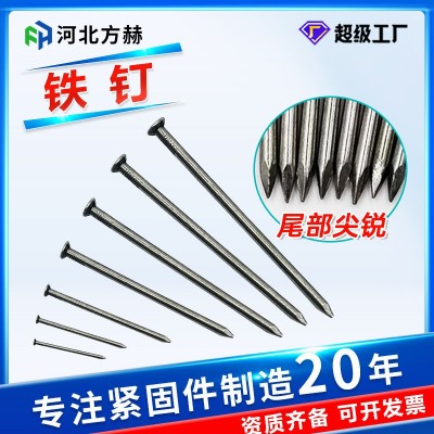 铁钉厂家批发建筑木工钉子圆钉铁钉整箱散装洋钉铁钉子木工钉铁钉图2