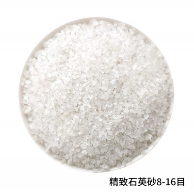 石英砂防火材料水处理滤料用铸造玻璃陶瓷塑料喷砂用现货供应图5