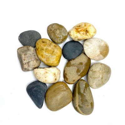 天艺 园林水沟钢厂变压器鹅卵石河滩石沙石小石子碎石五彩 溪流石图5
