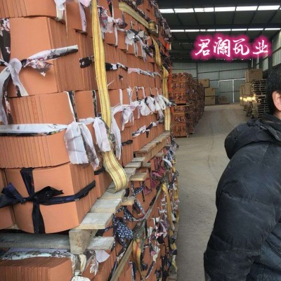 复古红瓦古建屋顶酒窖红瓦片仿古黏土瓦陶土红瓦山东屋面仿 古红瓦图5