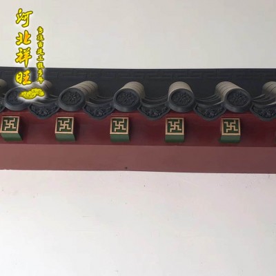仿古建筑青瓦滴水瓦古建园林青瓦片仿古别墅青瓦块屋檐滴水瓦图3
