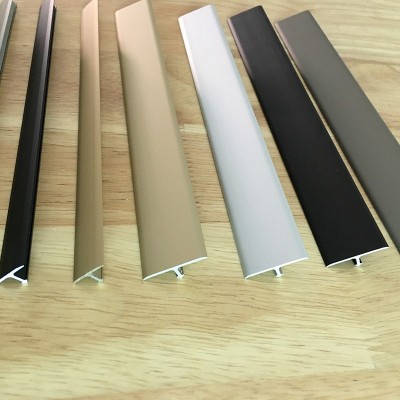 广东厂家批发 铝合金T条踢脚线 铝合金包边线 各种表面处理贴脚线图2