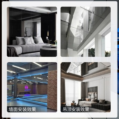 木饰面板免漆护墙板金属板碳晶板竹木纤维板酒店台球厅背景墙厂家图4