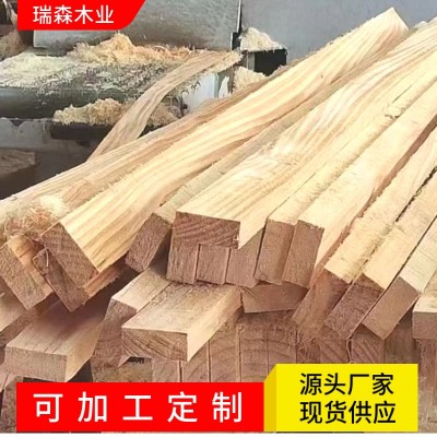 厂家批发辐射松木跳板 建筑用铁杉方木模板5*10工地木方10*10方木图3