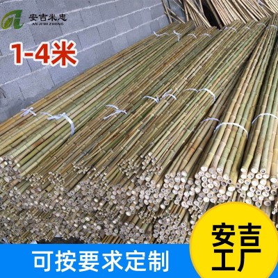 安吉厂家 毛竹子竹条建筑温室大棚菜架长竹竿农业搭架竹杆3米批发图3