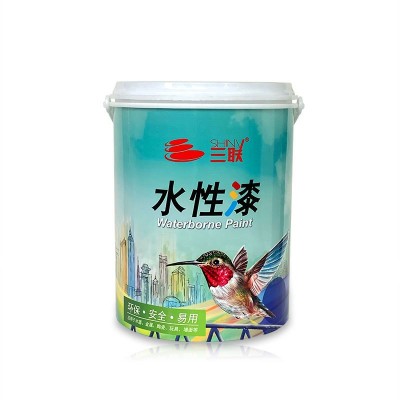 三联水性木器漆木漆家具玩具涂料漆家用地板翻新地板漆油 漆工业漆图5