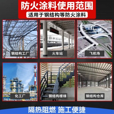薄型钢结构防火涂料室内外膨胀型超薄型厚型电缆隧道水性防火漆图3