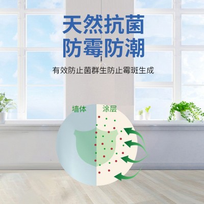 白色乳胶漆涂料墙面翻新彩色改色工程直供外墙水泥用图2