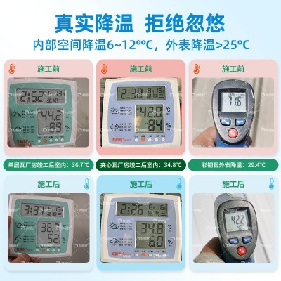 特逸舒隔热漆 防水隔热涂料降温铁皮厂房楼顶外墙屋顶 防晒隔热漆图2