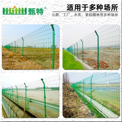 双边丝护栏网 高速公路护栏网圈地养殖网果园隔离栅栏 铁丝网围栏图2