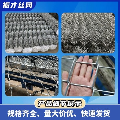 热镀锌铁丝菱形装饰编织方格动物园鸟语林防护安全勾花围栏网图2