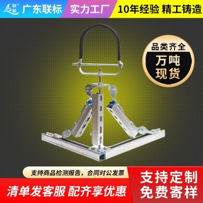 抗震支架消防管道管廊光伏C型钢材镀锌热浸锌防震吊架桥架 支撑架图3