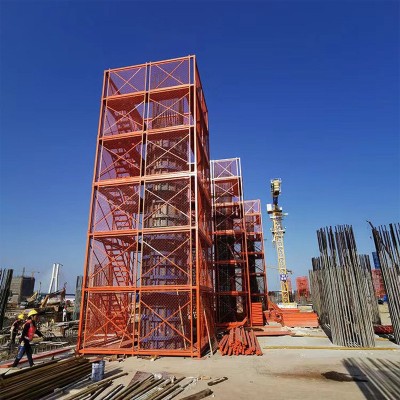 厂家工地施工墩身防护平台 市政桥梁施工安全防护平台 承接工程图3
