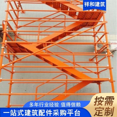 安全梯笼建筑梯笼施工桥墩盖梁平台墩柱平台人行通道安全梯笼图2