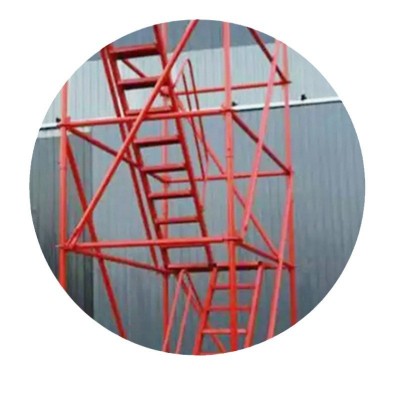 安全梯笼建筑梯笼施工桥墩盖梁平台墩柱平台人行通道安全梯笼图5