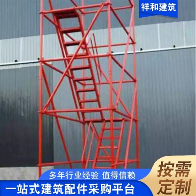 安全梯笼建筑梯笼施工桥墩盖梁平台墩柱平台人行通道安全梯笼图4