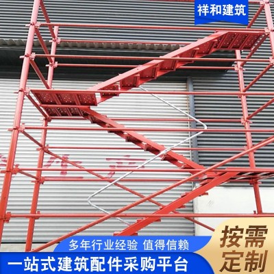 安全梯笼建筑梯笼施工桥墩盖梁平台墩柱平台人行通道安全梯笼图3